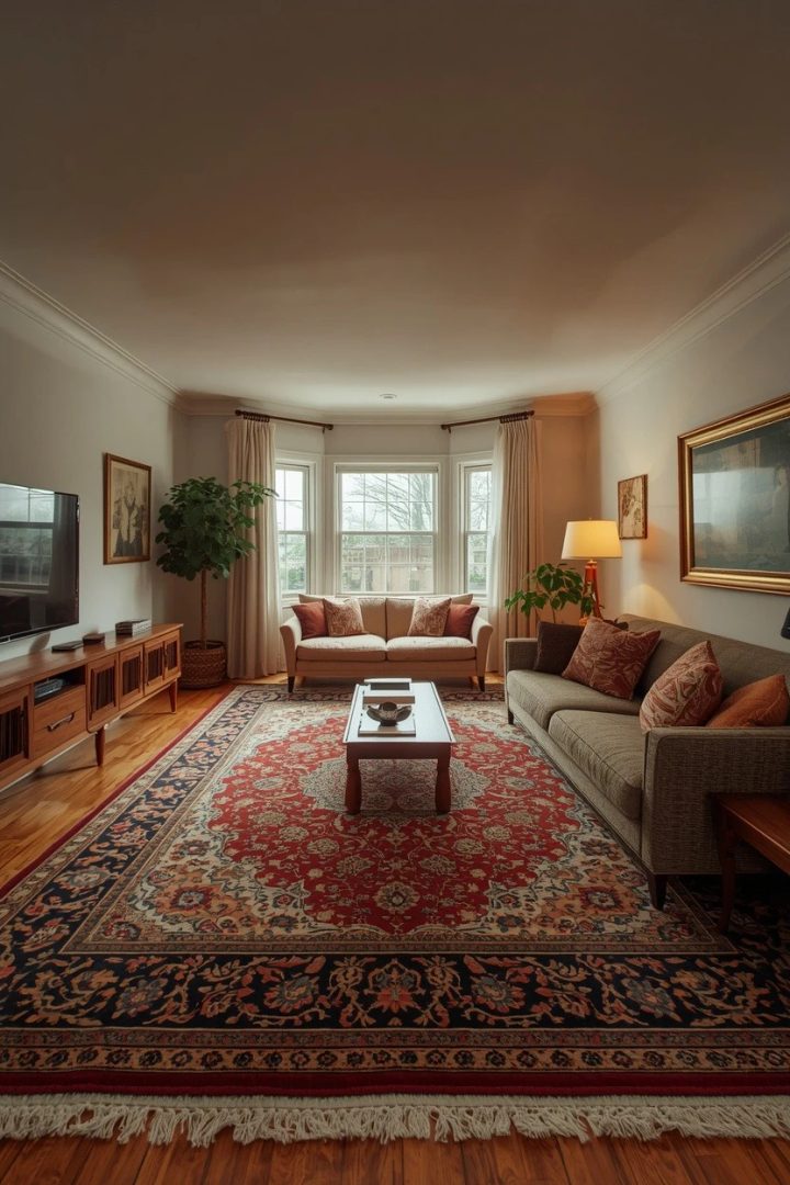 4. Define Zones with Rugs