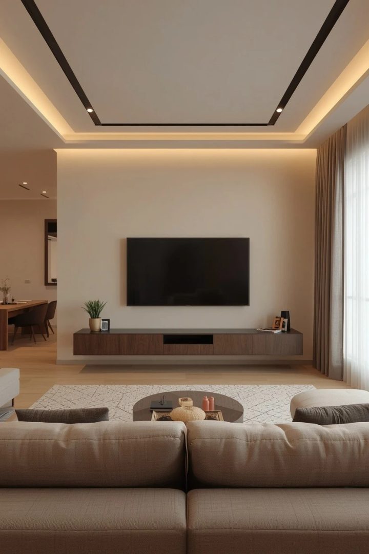 1. Mount the TV on the Wall