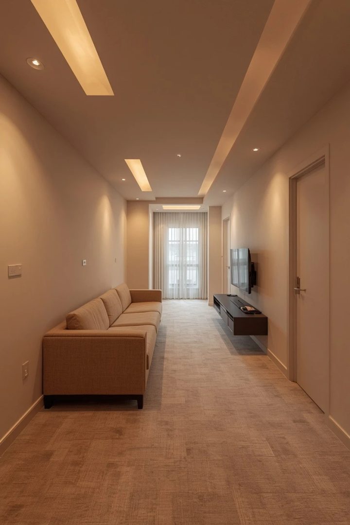 16. Fit Seating Along One Wall