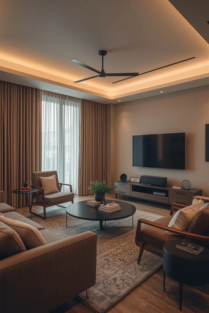 3. A Corner TV Placement