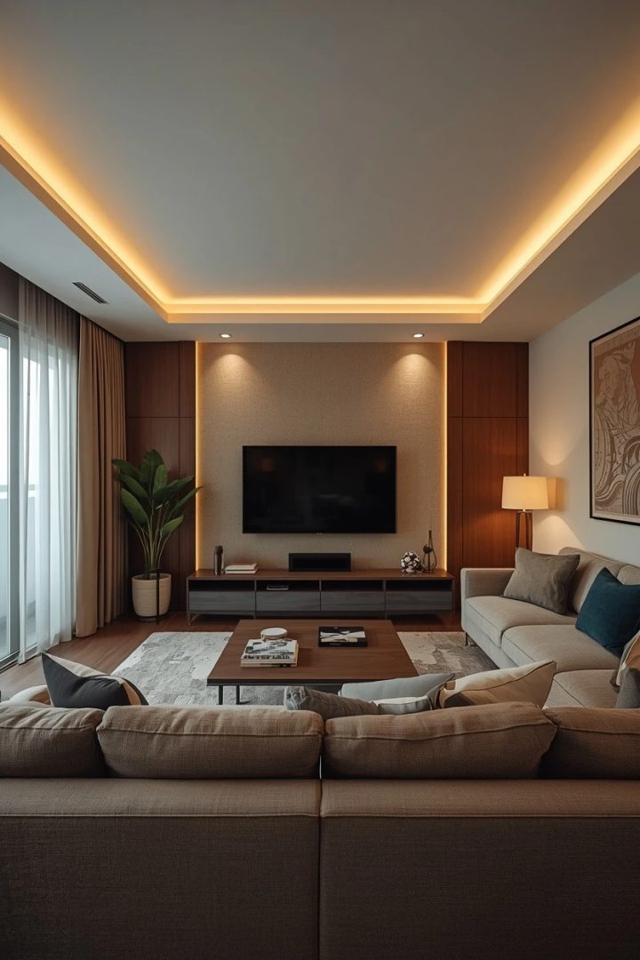 9. Position the TV Opposite the Sofa