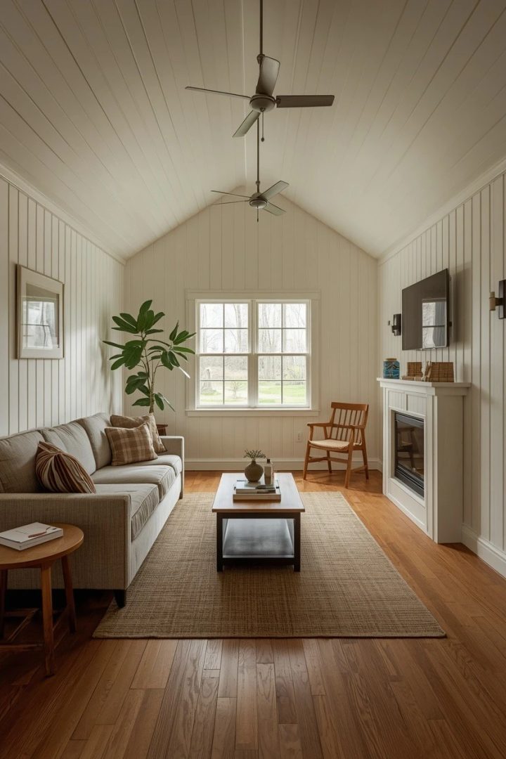 2. Vertical Shiplap or Panelling