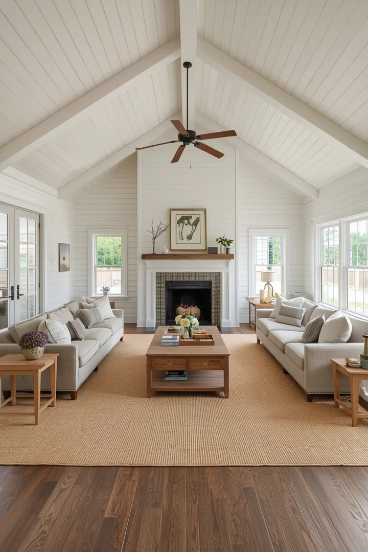 1. Shiplap or Panelled Walls