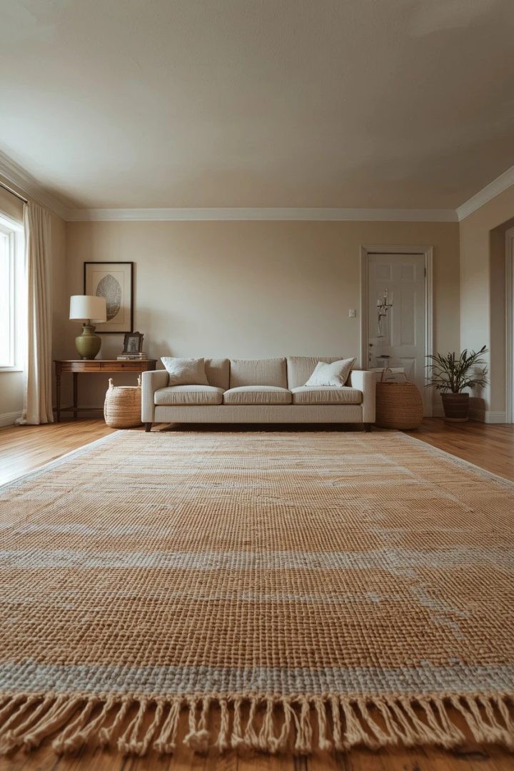10. A Cozy Layered Rug