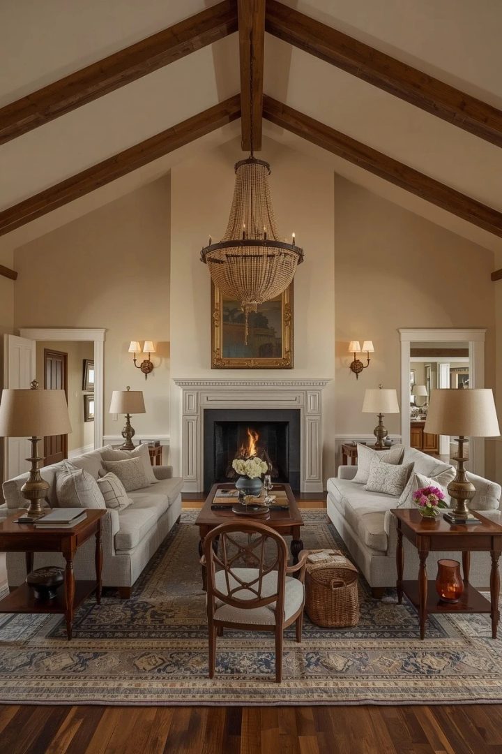 13. Warm Layered Lighting