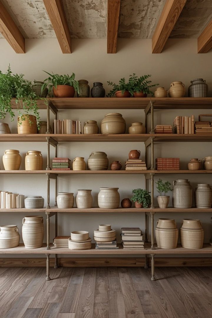 15. Open Shelving and Display
