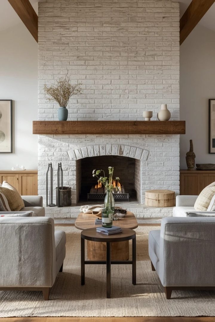 6. A Statement Fireplace