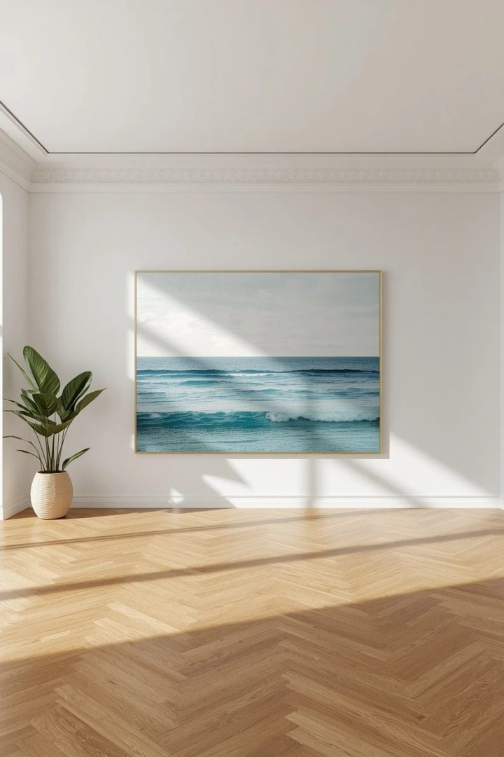 10. Subtle Ocean-Inspired Art