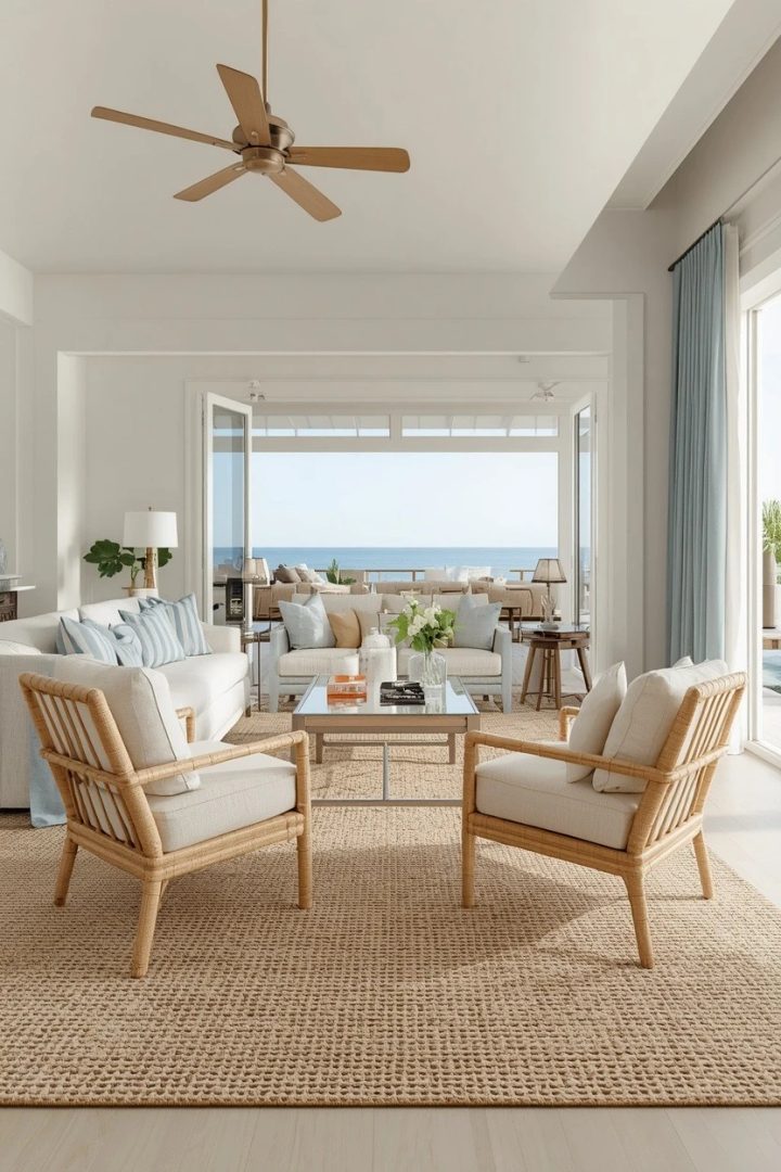 2. Rattan or Cane Armchairs