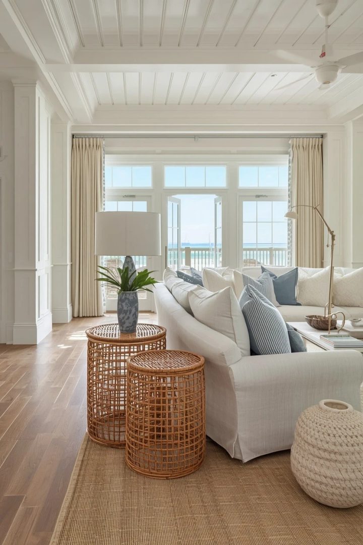 12. Nesting or Side Tables in Natural Materials
