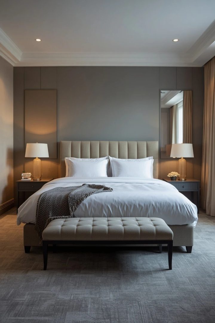 10. Classic Hotel-Style Room for a Polished Shared Look