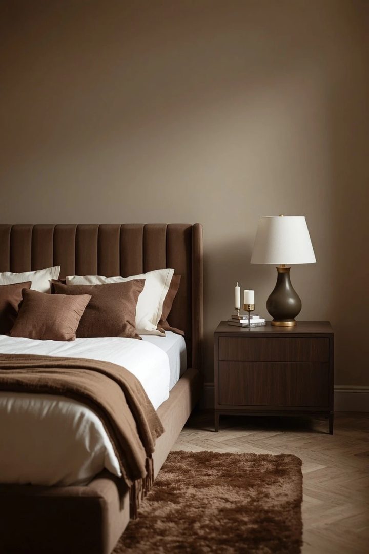 8. Mushroom-and-Mocha Room for a Cocooning Retreat
