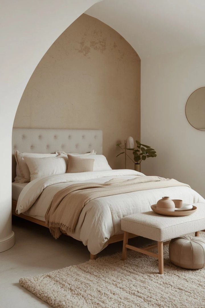 6. Taupe-and-Plaster Room With a Modern Organic Look