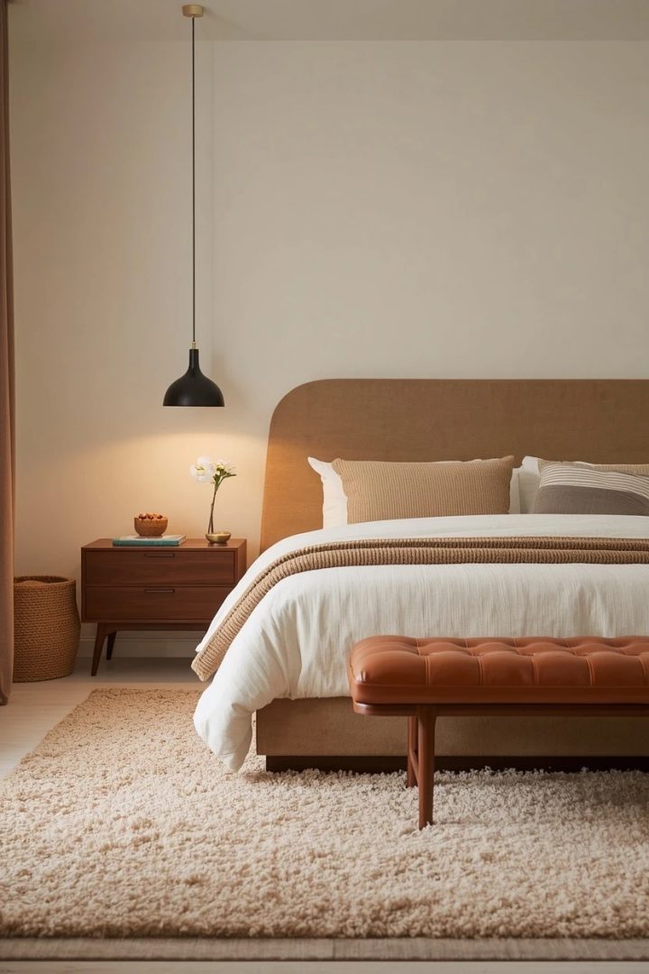 14. Soft Oat-and-Camel Room for Understated Luxury