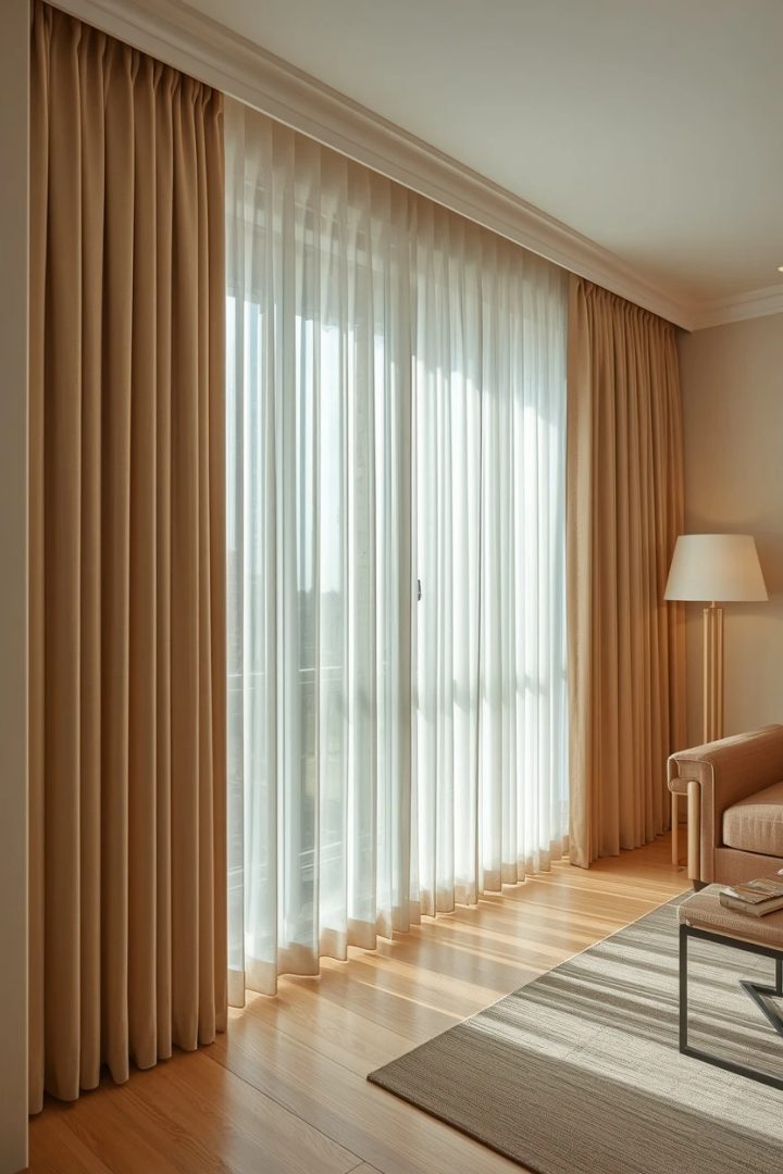 living room drapes and curtains ideas showing a pinch pleat heading style
