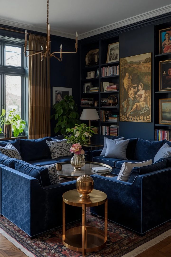 well-proportioned living room arrangement at the right scale