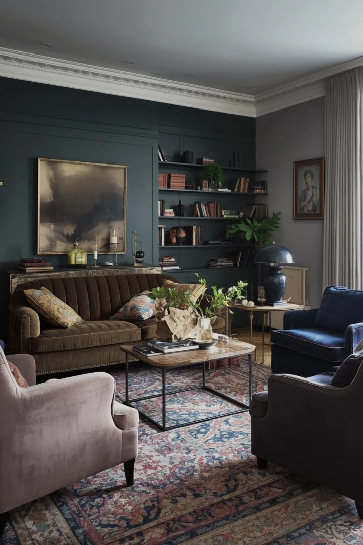 living room arrangement ideas using a corner seating nook