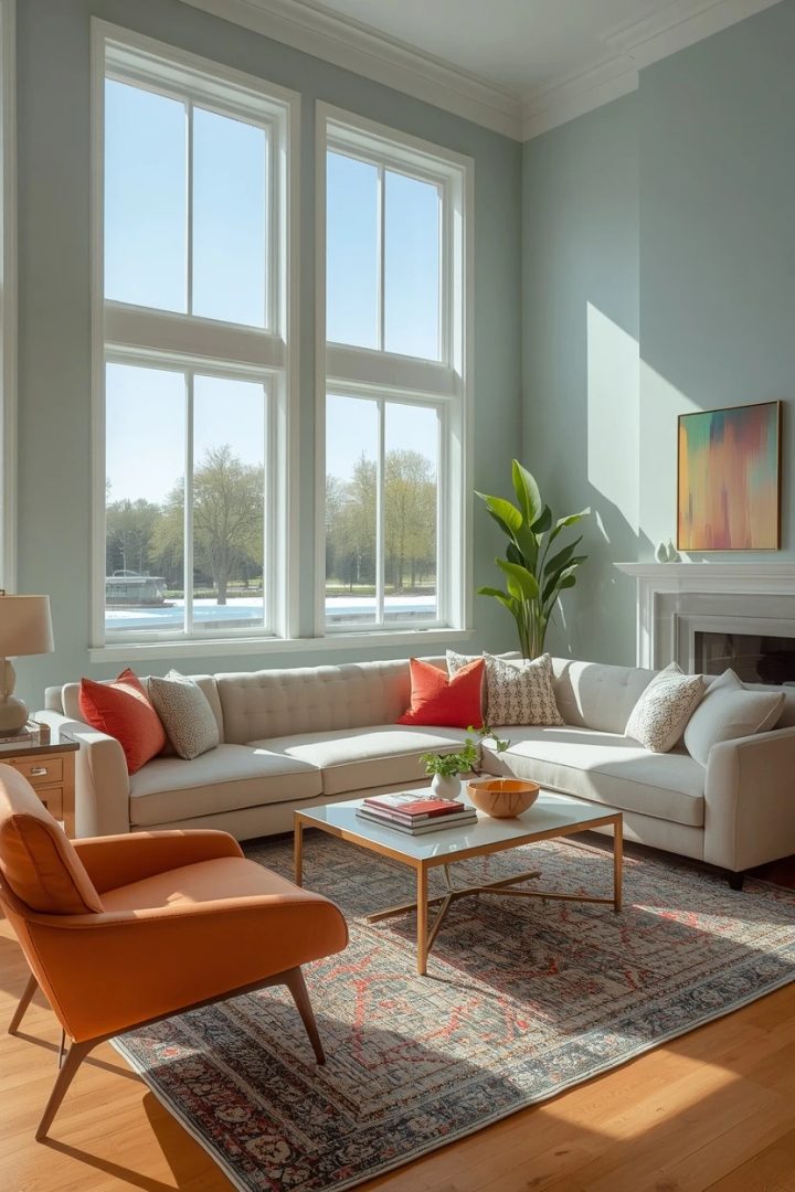 7. Swap in a Few Seasonal or Rotating Throw Pillows