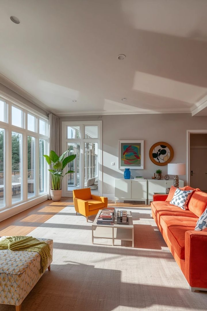 12. Introduce One Bold Color Through a Single Accent Piece