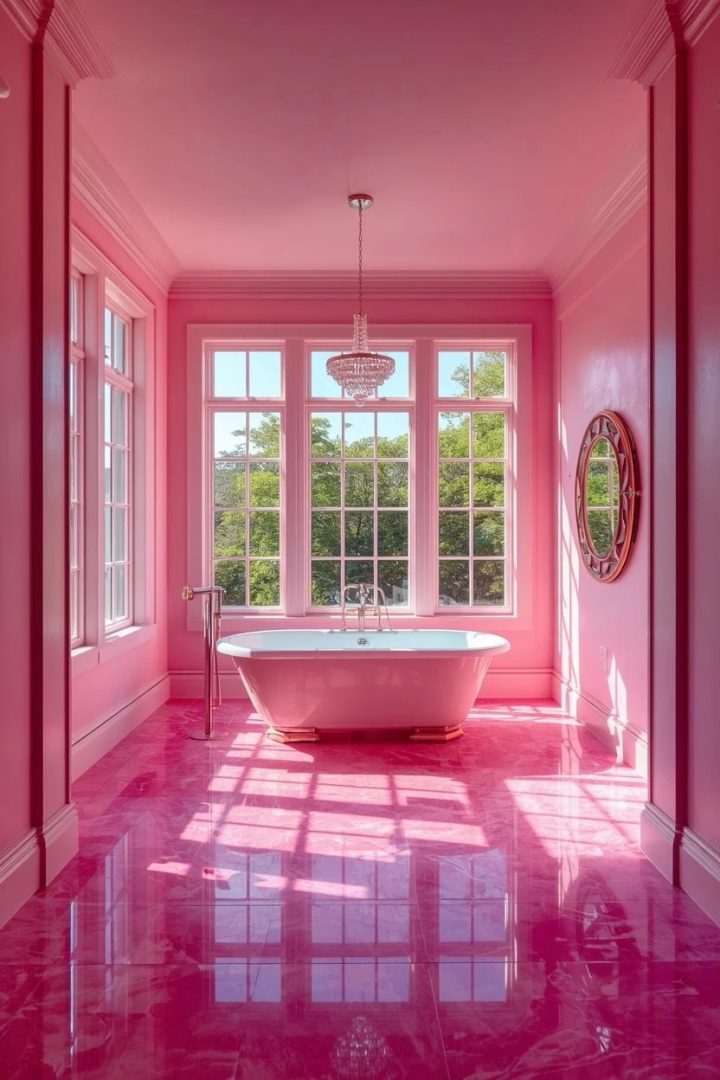 2. A Crystal or Faceted Glass Chandelier