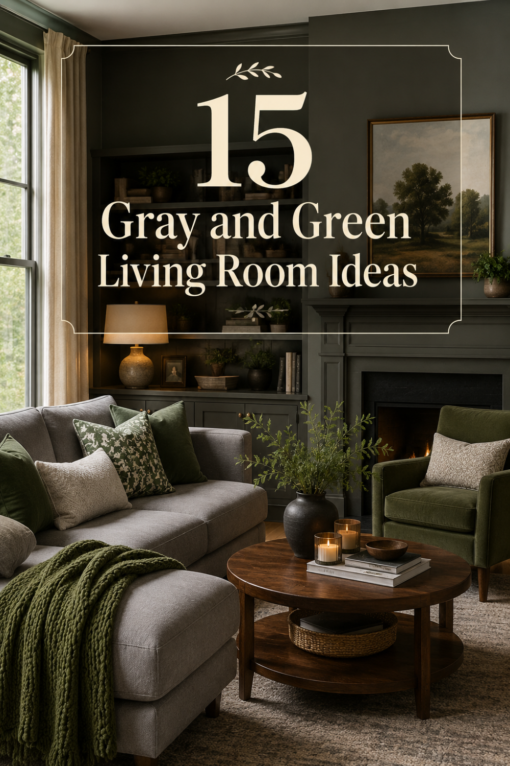 How to Make Gray and Green Living Rooms Feel Personal, Polished, and Easy to Live With