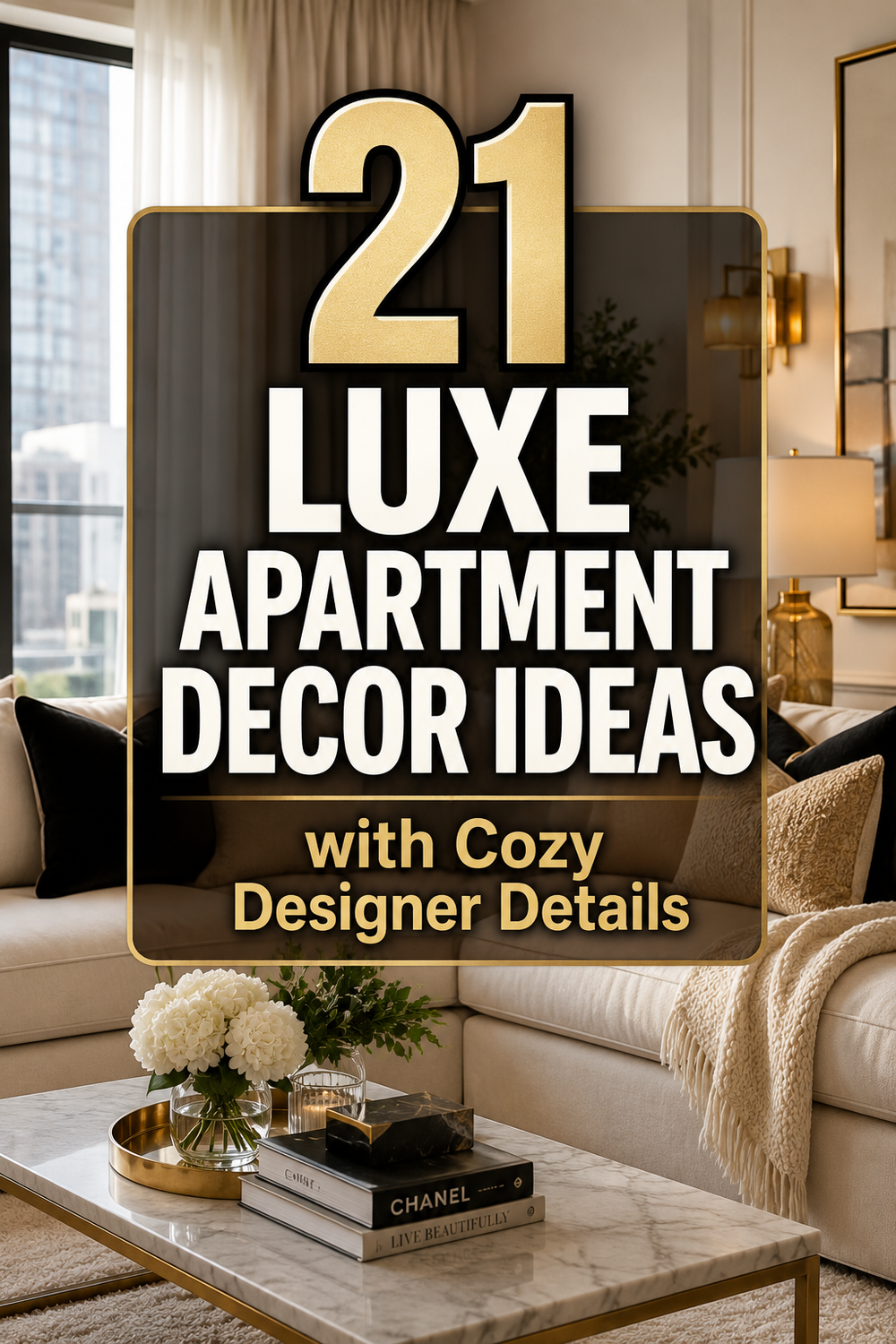 21 Luxe Apartment Decor Ideas with Cozy Details That Feel Designer