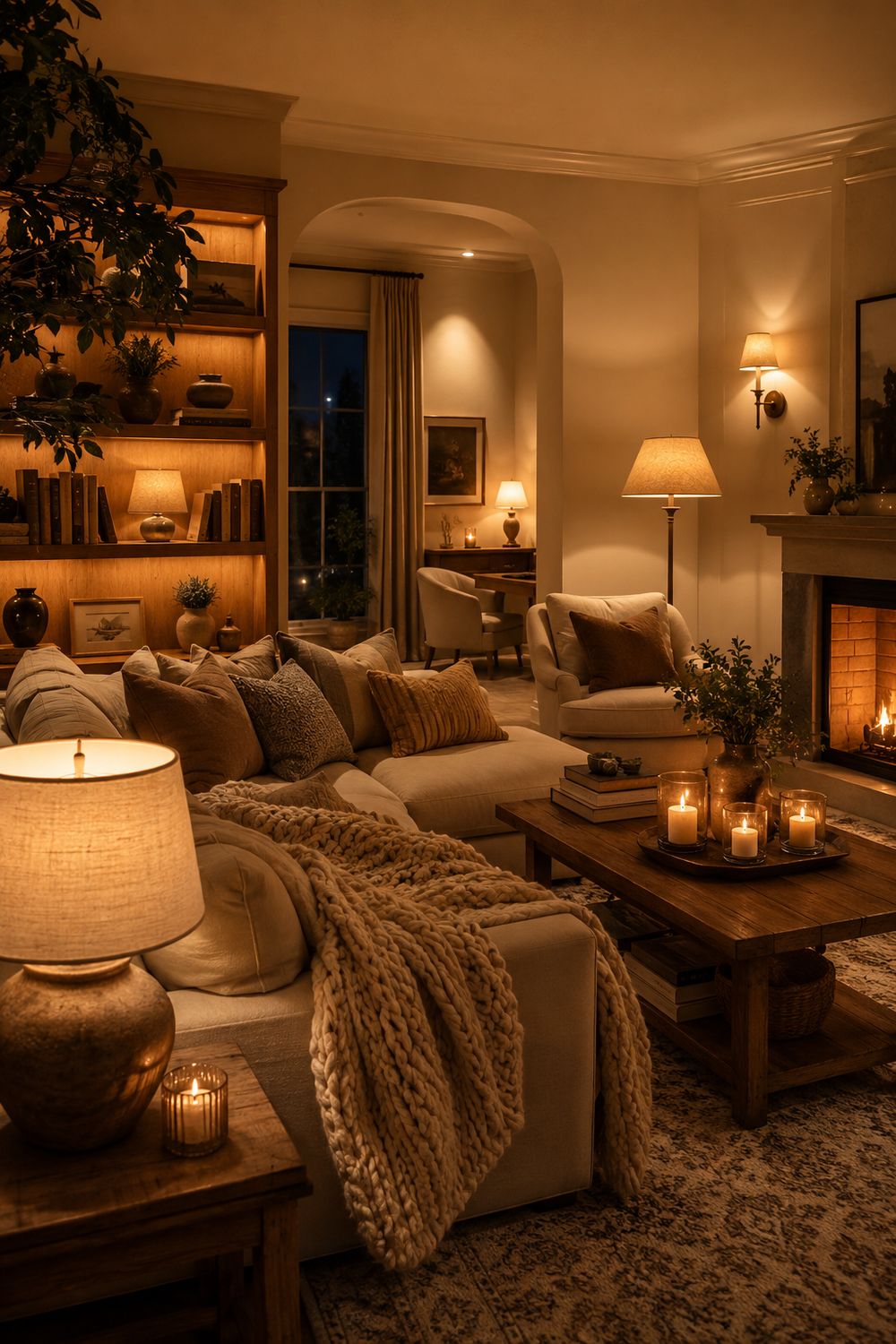 32 Warm Cozy Living Room Lighting Ideas That Make Every Corner Feel Inviting