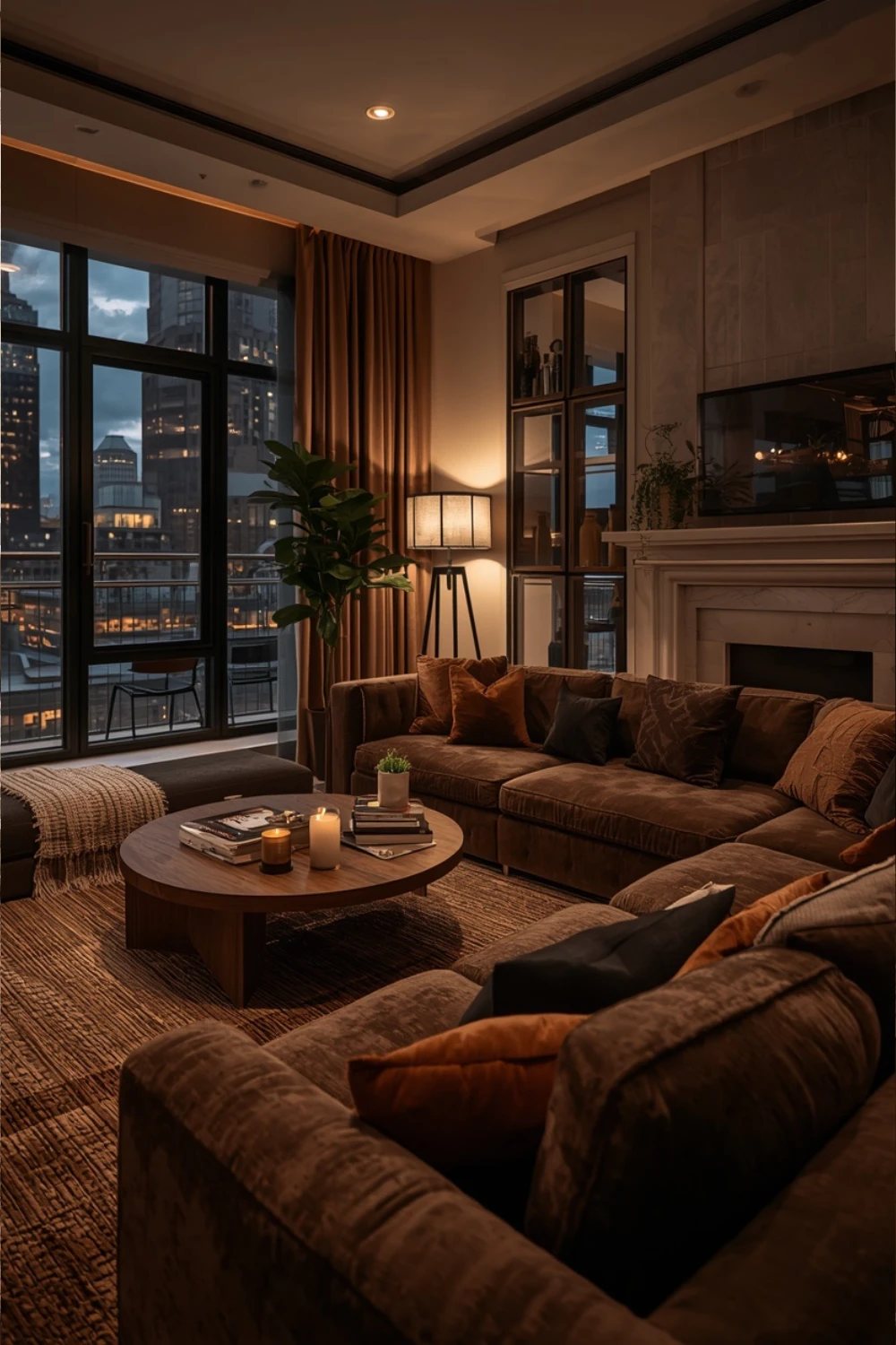 19 Chocolate Brown Couch Living Room Ideas for a Warm Luxe Look
