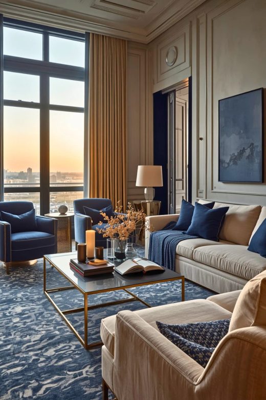 22 Blue and Cream Living Room Ideas for a Timeless Elegant Look