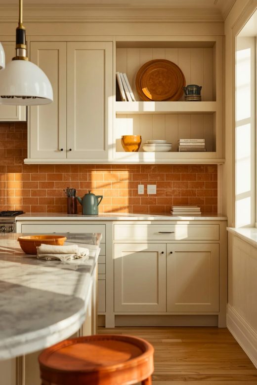 Bright Functional Kitchen Style with 20 Rust and Cream Kitchen Ideas
