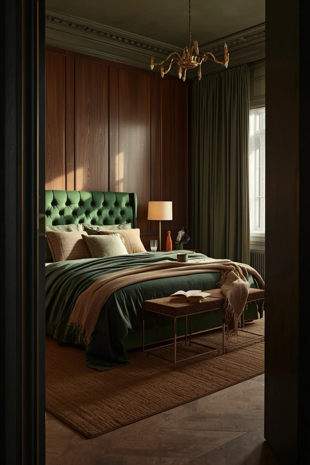 Create a Calm Restful Place with 22 Green and Brown Bedroom Ideas