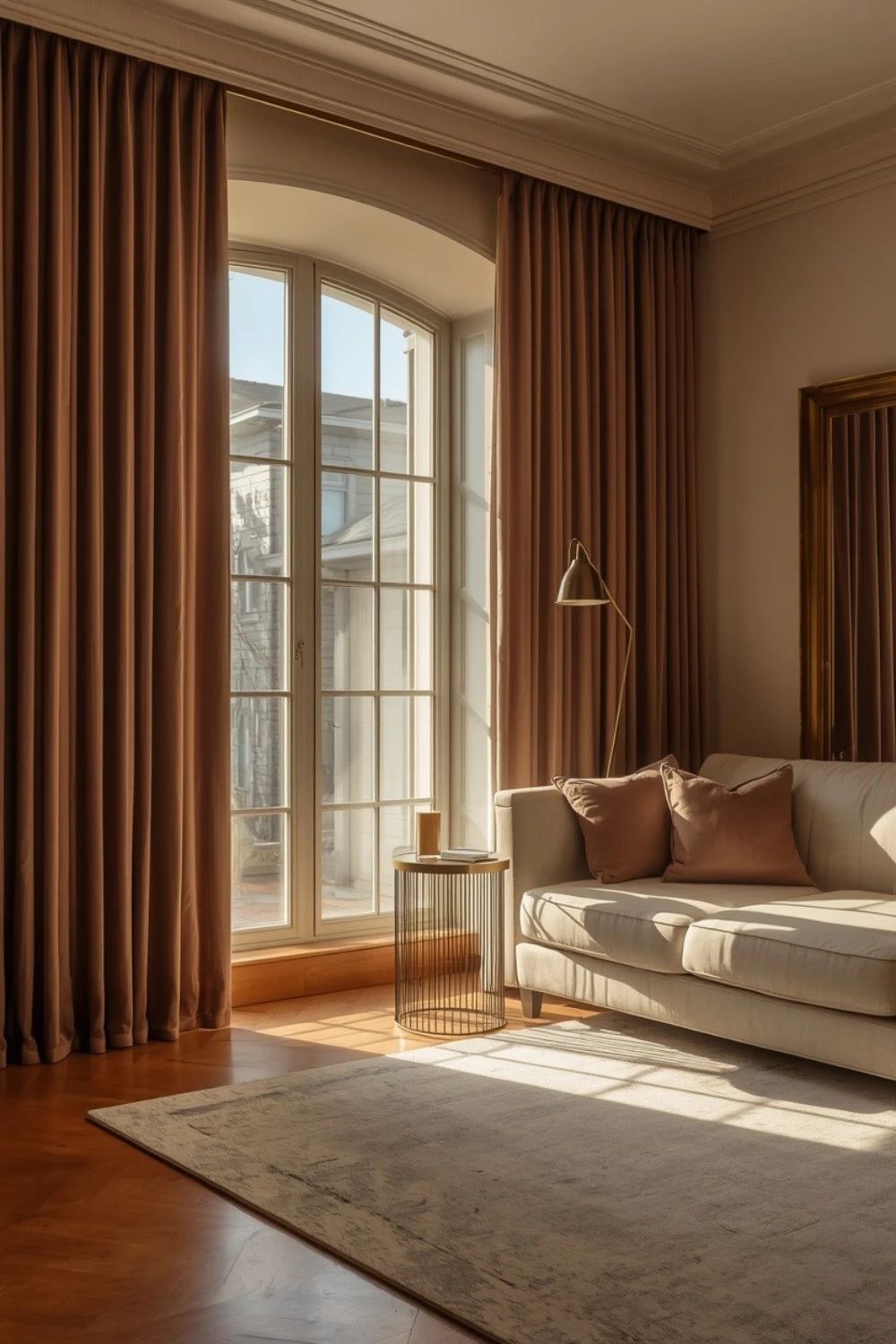 Mushroom Taupe and Cream Curtain Ideas for a Warm Luxurious Room (19 Ideas)