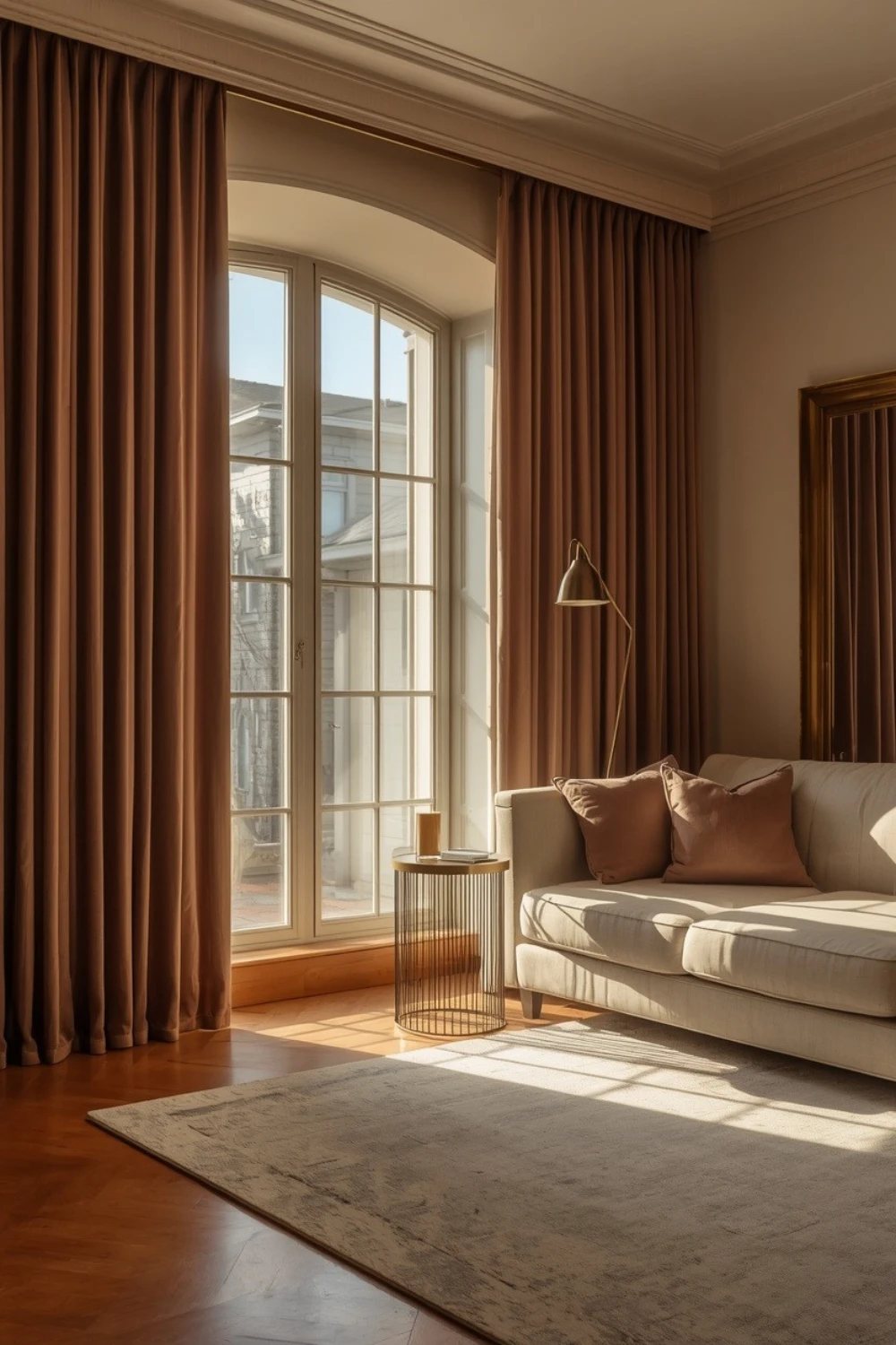 Mushroom Taupe and Cream Curtain Ideas for a Warm Luxurious Room (19 Ideas)