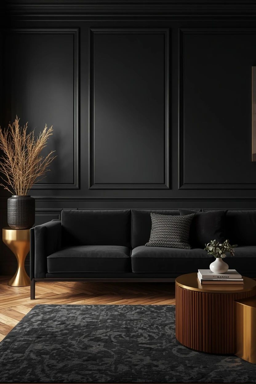 18 Black Lounge Decorating Ideas for a Bold, Sophisticated Living Room