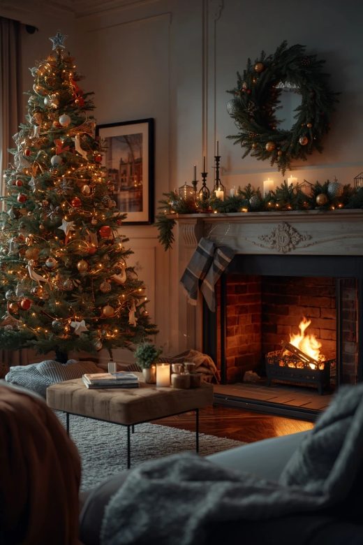 19 Christmas Lounge Decorating Ideas for a Festive, Cozy Living Room