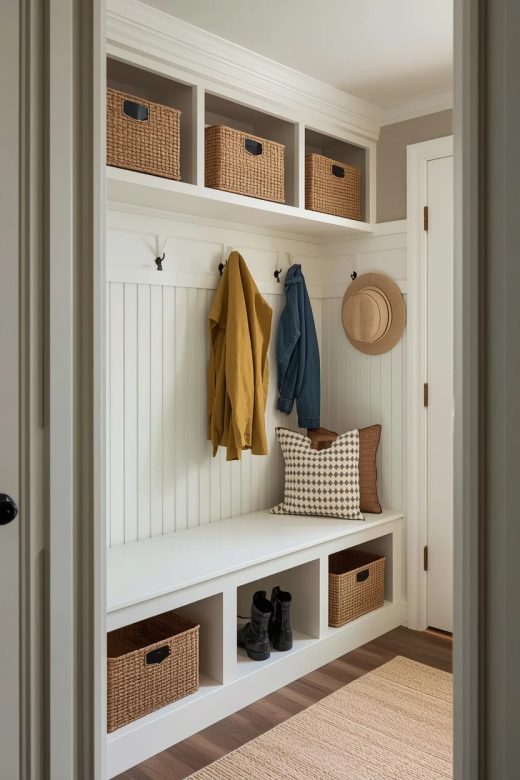 16 Mudroom Ideas to Keep Your Entryway Organized and Stylish