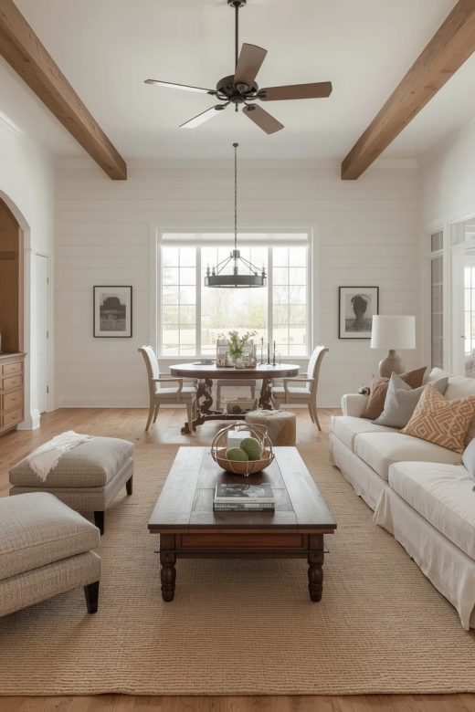 18 Farmhouse Living Room Ideas for a Warm Country Home