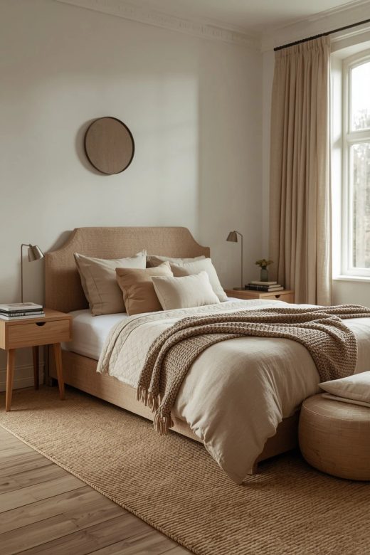 15 Neutral Bedroom Ideas for a Calm Layered Room That Never Reads Flat