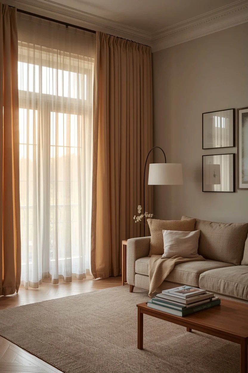 15 Living Room Drapes and Curtains Ideas for a Layered Polished Look