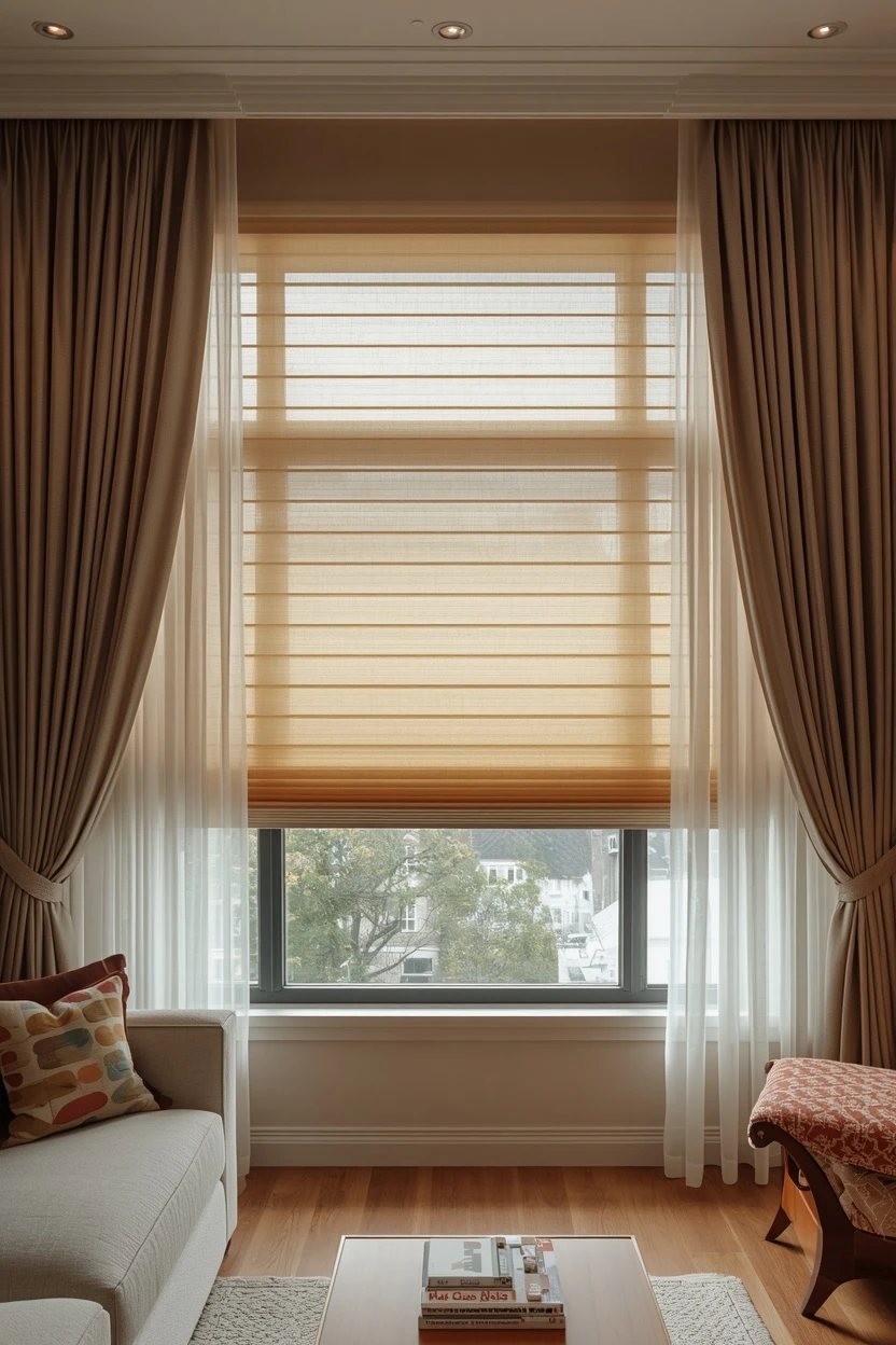 18 Living Room Window Covering Ideas, From Drapes to Shutters