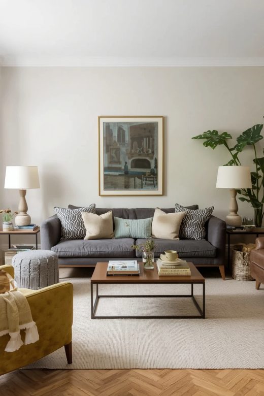 12 Living Room Arrangement Ideas for a Warm, Balanced Space